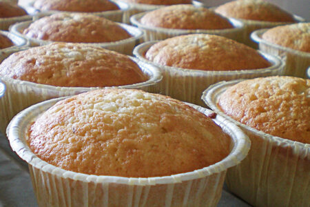 Jordbær cupcakes