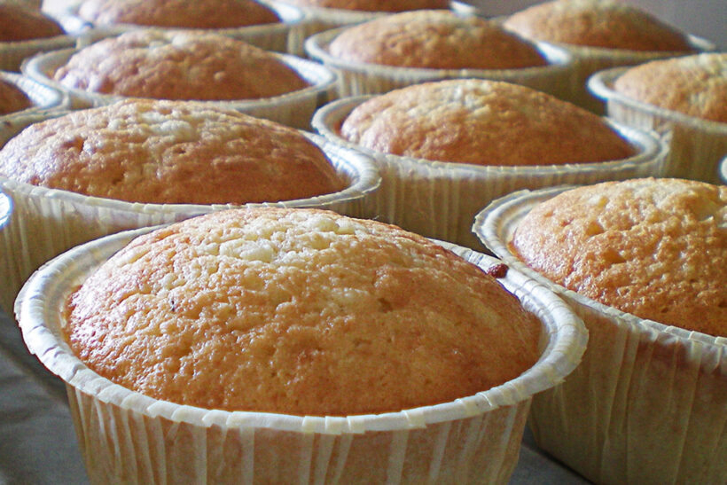 Jordbær cupcakes