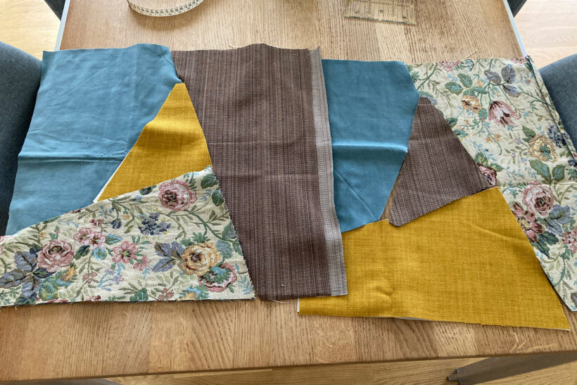 DIY sofapuder i moderne patchwork