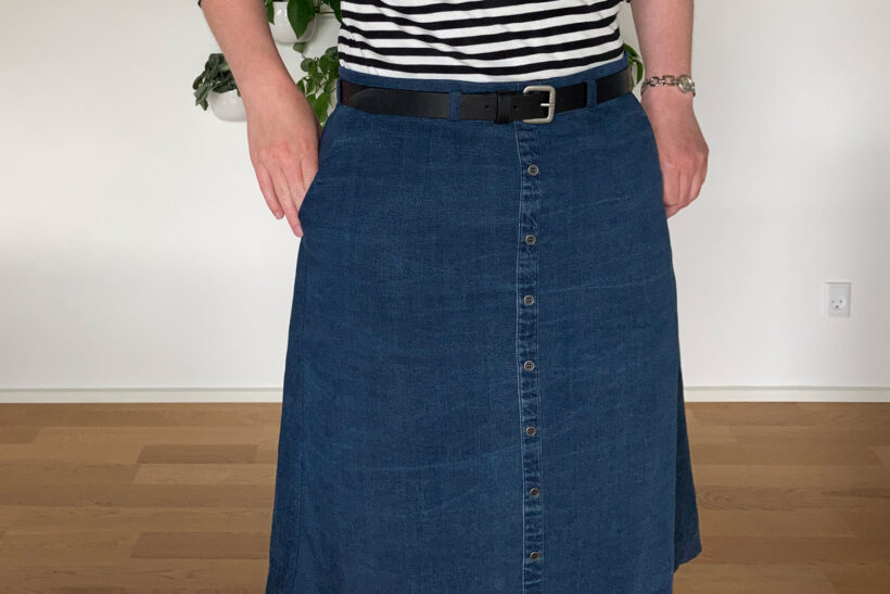 Fra skjorte til nederdel diy