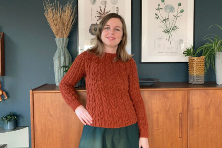Strikket chunky sweater