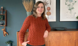 Strikket chunky sweater