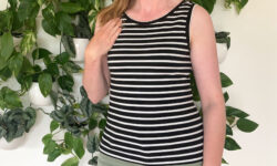 Stribet sommertop