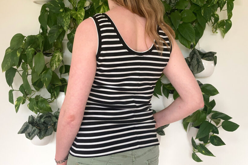 Stribet sommertop