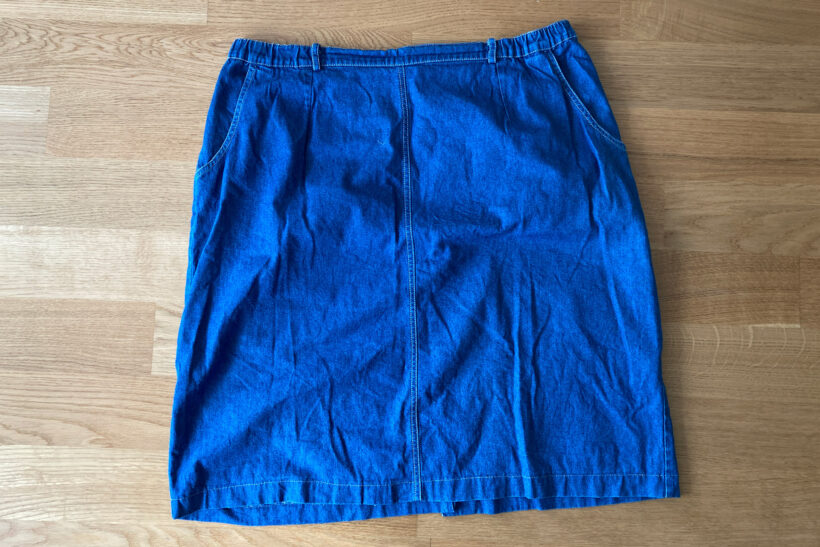 Denim nederdel