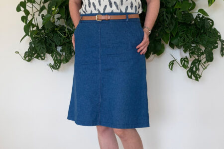 Denim nederdel
