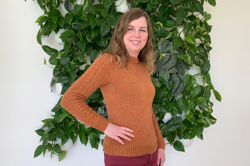 Bronze summer sweater