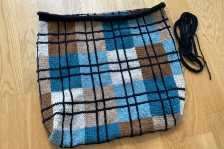 Strikket og filtet taske