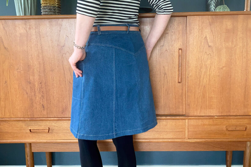 Denim nederdel
