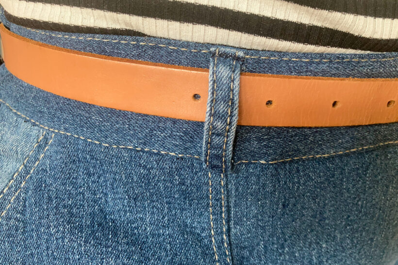 Denim nederdel