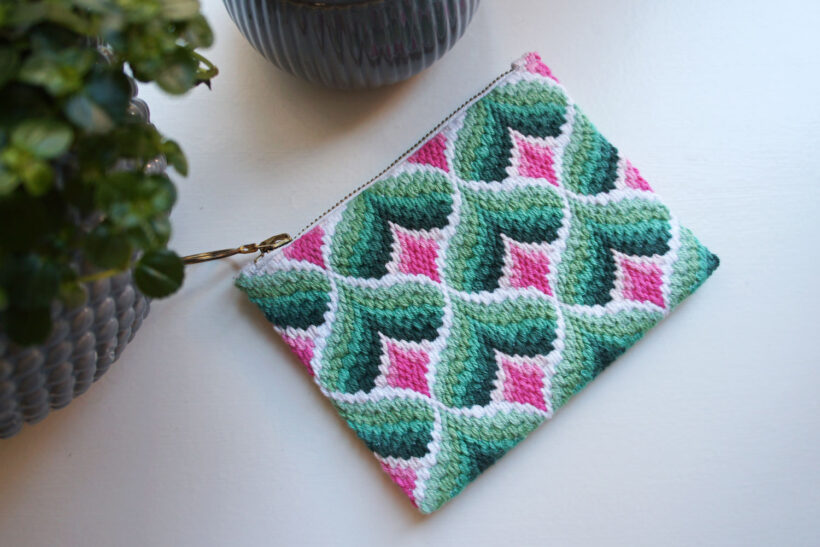 Bargello broderi pung