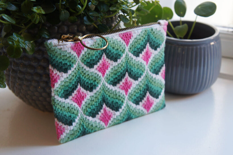 Bargello broderi pung