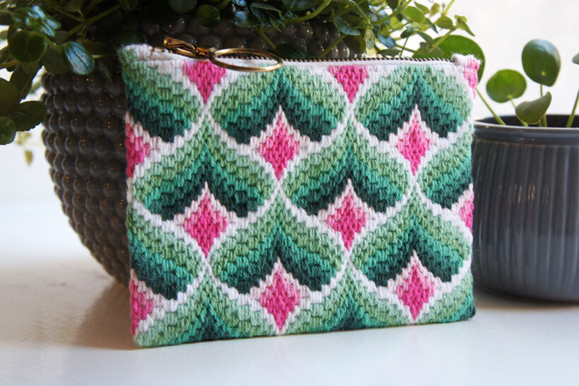 Bargello broderi pung