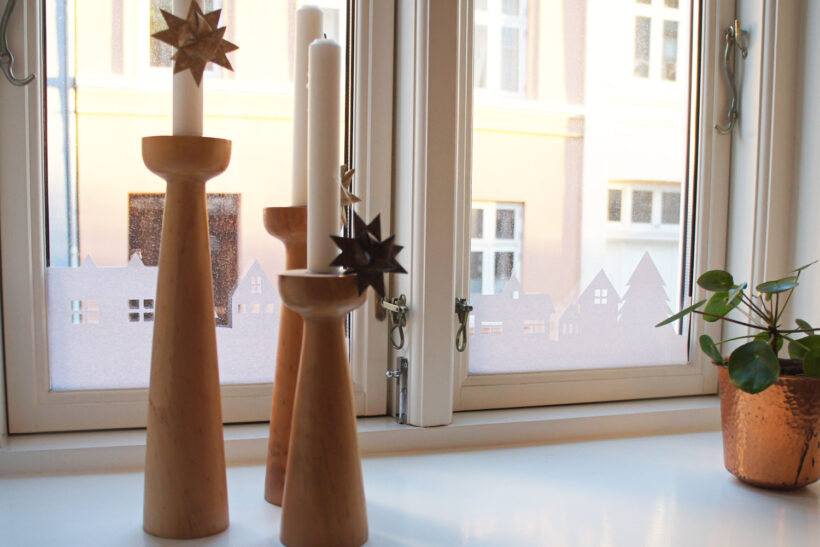 Diy julesilhouette til vinduet