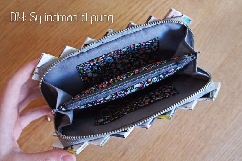 DIY: indmad til pung -