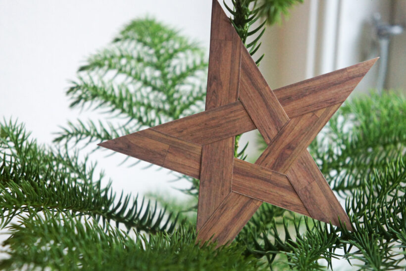 DIY julepynt: Stjerne er papirstrimler