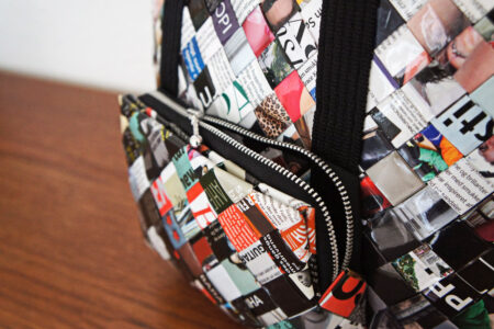 StyleDesignCreate: Flettet papir rygsæk