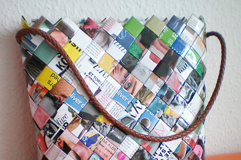StyleDesignCreate: Flettet papirstaske