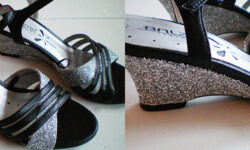 Glittersandaler