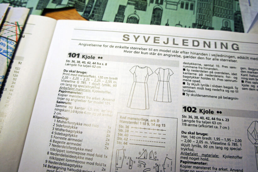 Kjole syning