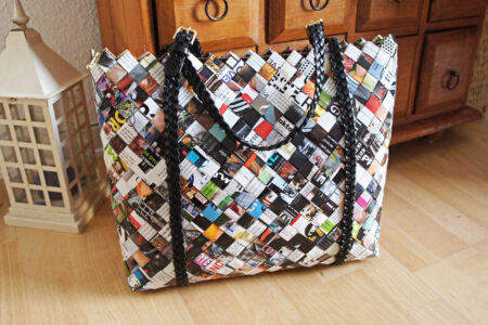 StyleDesignCreate: Stor flettaske i papir