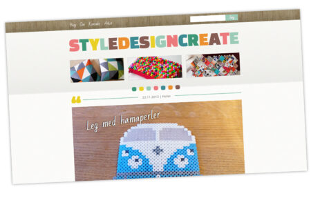 StyleDesignCreate: Nyt blog-design