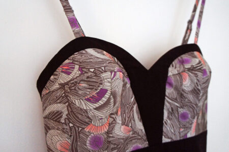 StyleDesignCreate: Lilla påfugl-kjole