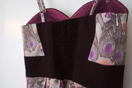 StyleDesignCreate: Lilla påfugl-kjole