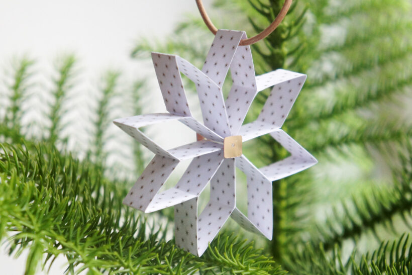 DIY julepynt: 8-takket julestjerne