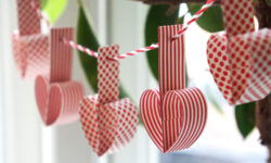 DIY: Julehjerter på guirlande
