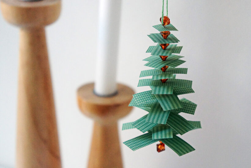 DIY julepynt: Juletræ med grene