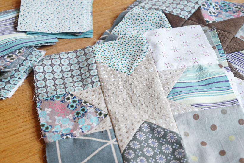 Stjerne patchwork sneak peak