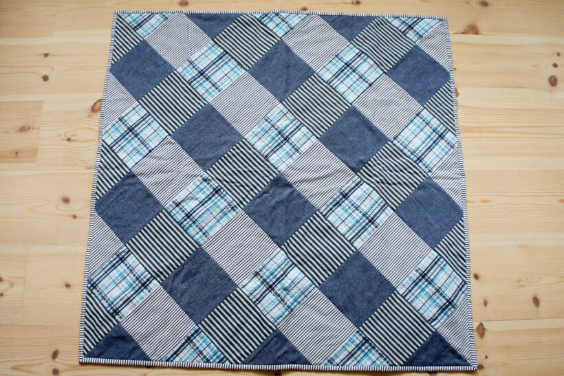 StyleDesignCreate: Patchworktæppe af skjorter