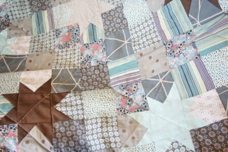Patchwork stjernetæppe