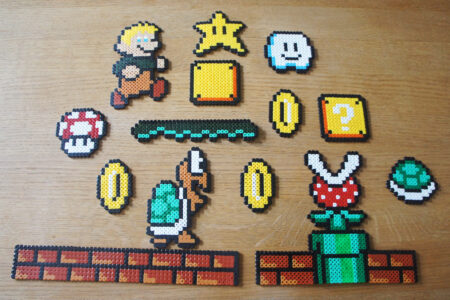 Lidt a'la Super Mario - Hama Perler style