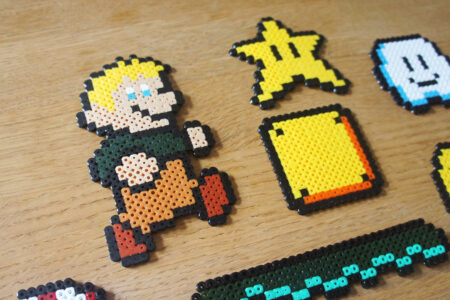 Lidt a'la Super Mario - Hama Perler style