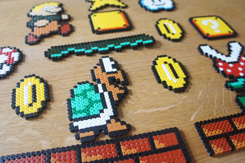Lidt a'la Super Mario - Hama Perler style