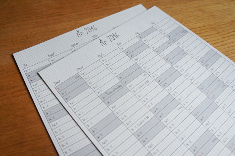gratis ternet 2016 kalender print
