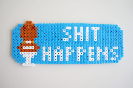 StyleDesignCreate: Toilet-skilt i hama perler