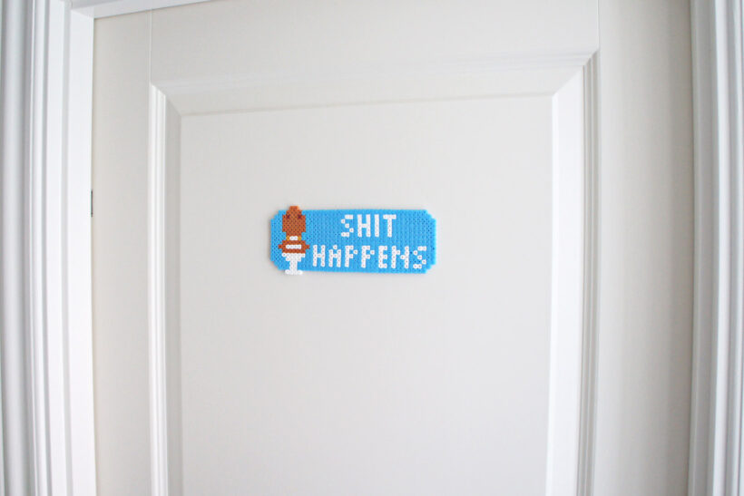 StyleDesignCreate: Toilet-skilt i hama perler