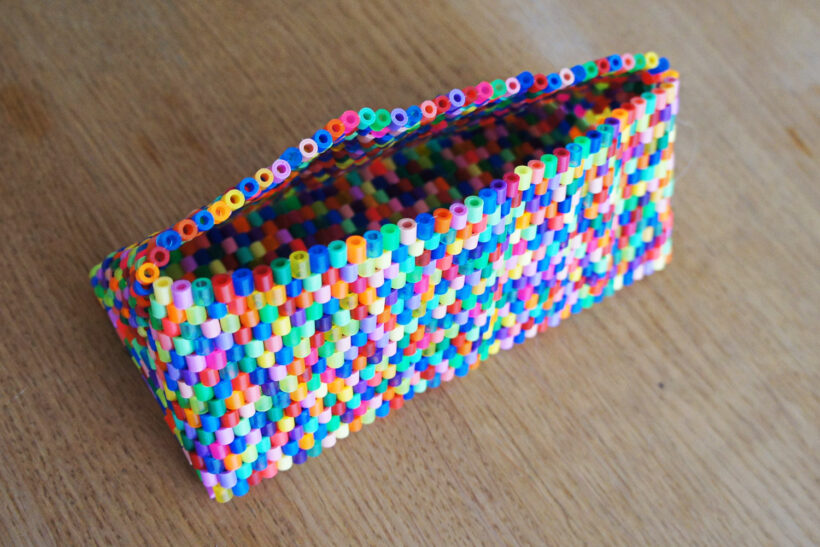 StyleDesignCreate: Trekantet pung i hama perler