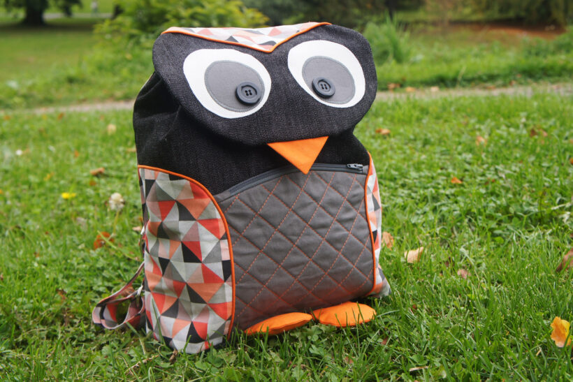 Uglerygsæk / owl backpack