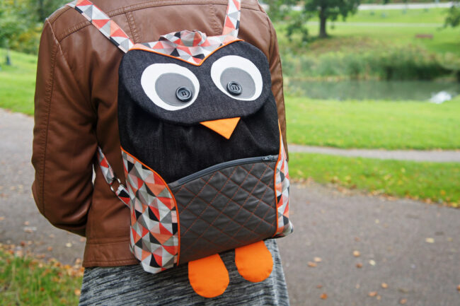 Uglerygsæk / owl backpack